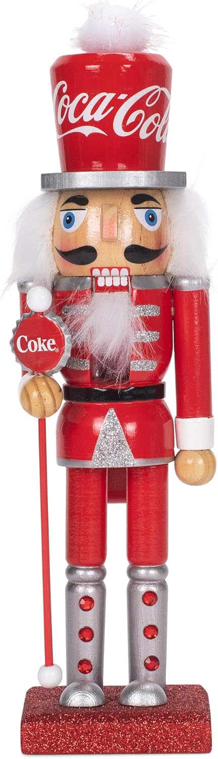 Nutcrackers - Coca-Cola Kurt S. Adler 10-Inch Wooden Nutcracker, Multicolor (CC6202)