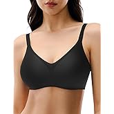 Lehoba Women's Wireless Push Up Bra Seamless Comfortable Bras No Underwire Full Coverage Everyday Bralettes