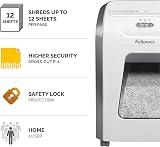 Fellowes FS-12C Cross-Cut Shredder 12 Sheets 19L Pull-Out Bin 20 Min UK view 2