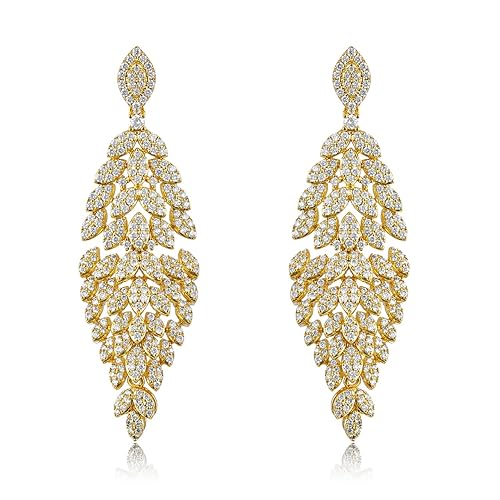 Sparkling Gold Leaf |Earrings for women stylish|Earrings for girls