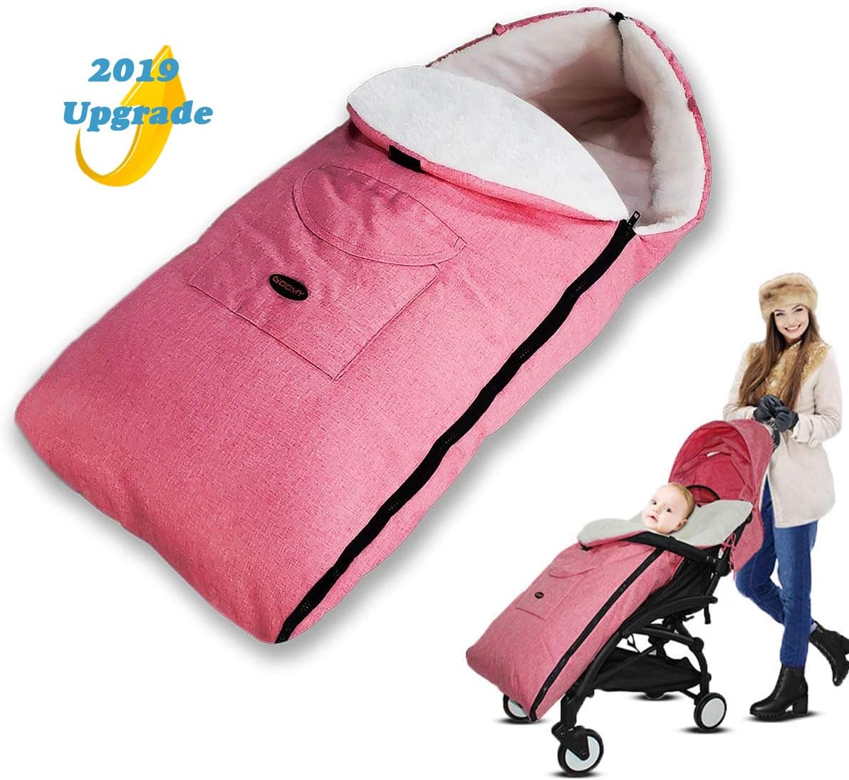 Auvstat Dhiver Chancelieres Sac Pour Bebe Fille Garcon Universelle Poussette Thermo Landau Couverture Enveloppante Chaude Coupe Vent Pour Bebe Poussette Siege Auto Landau Bebe Cadeau Ide Poussettes Et Landaus Bebe Puericulture Schoolofbabywearing Com