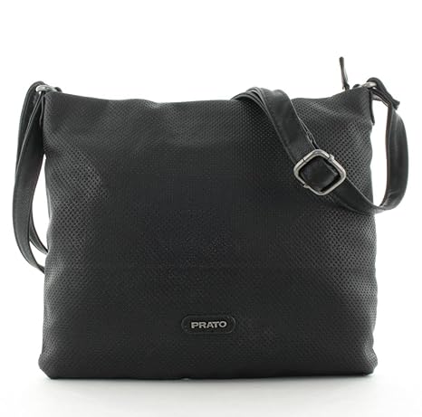 Prato Damen Umhängetasche Schultertasche Joyce Schwarz