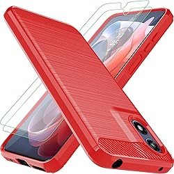 for Moto G Play 4G 2024 Case: with 2pcs Screen