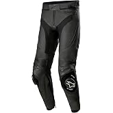 Alpinestars Missile V3 Airflow Leather Men's Street Motorcycle Pants - Black/Black / 50