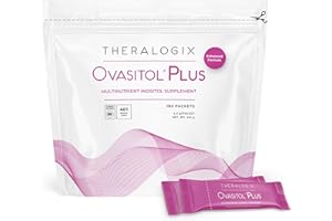 Theralogix Ovasitol Plus Metabolic Health Supplement - Myo-Inositol & D-Chiro +Chromium Picolinate+Alpha-lactalbumin & Vitamin D - 90-Day Supply - Unflavored - 180 Count