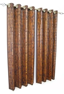 Amazon Com Versailles Home Fashions Espresso Bamboo Grommet