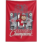 Northwest NCAA Ohio State Buckeyes Wall Hanging Tapestry, 50" x 60", 2024 FBC 8X