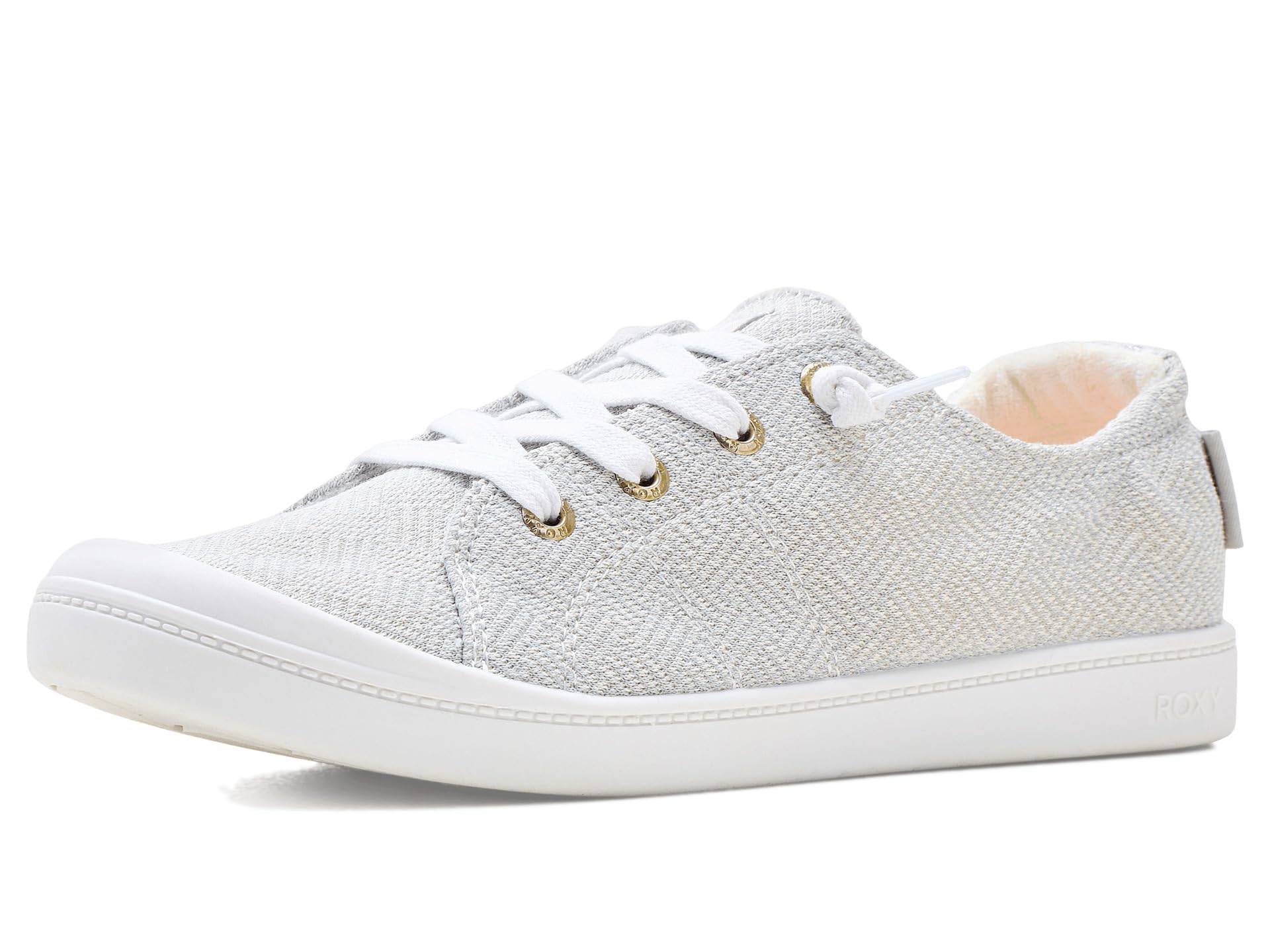 Roxy Women's Bayshore Plus II Sneaker, Woven Grey, 11 Image