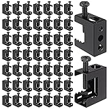 AOKLIT 1/4" x 20 Beam Clamp, 50PCS Spring Steel