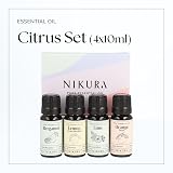 Nikura Citrus Oils Set 4 x 10ml Bergamot Lemon Lime Sweet Orange view 5