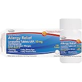 Camber Loratadine 10mg Allergy Pills, Antihistamine 24 Hour, Non Drowsy Allergy Relief (100 Tablets)