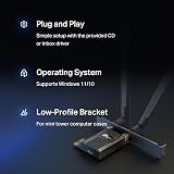 TP-Link Archer T5E AC1200 PCIe WiFi Card Bluetooth 4.2 Dual Band PC view 8