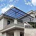 2mm thick roof skylight panels, polycarbonate roofing sheets, transparent acrylic plastic panels, PC plastic panels, polycarbonate sheets, strong and not easily deformed. ( Size : 5.1 x 13.1ft )