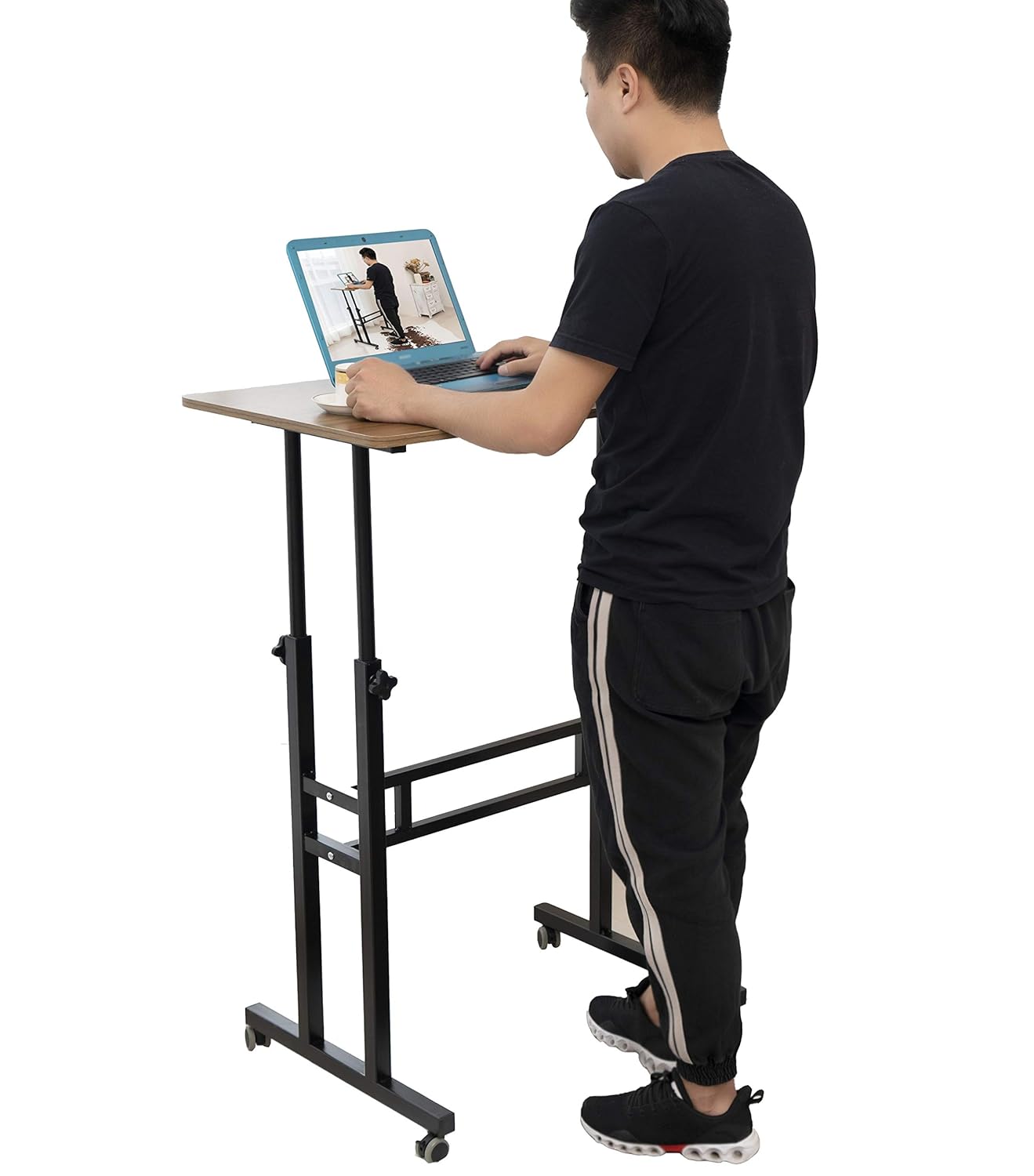 Best adjustable computer desk compact mobile