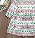 Mini honey Toddler Kids Baby Girl Christmas Costume Long Sleeve Tutu Dress Headband Outfits (Multicolor, 12-18 Months)