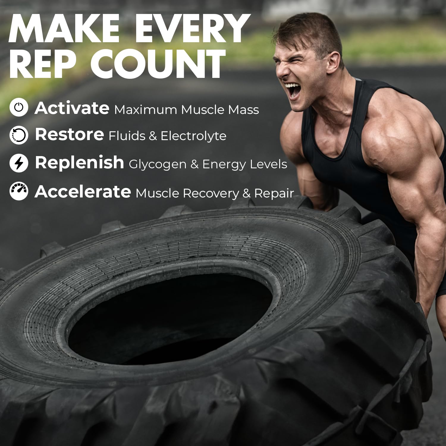 Max Muscle Arm Plus+ Anabolic Recovery Matrix | 25g Whey Protein, 8g Bcaas, 3g Creatine Monohydrate | Amino Acids, Antioxidants, Glutamine, Electrolytes (Orange Citrus Blast, 2.54 lb)