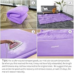 Huloo Sleep Play Mat for Babies Toddlers,1.3" Thick