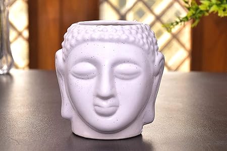 Buddha Pots | Ceramic Pots for Indoor Plants | Buddha Planter | Planters,Flower pots,gamla for Indoor,Outdoor,Balcony,Home,Garden,Office Decor,Succulent Pot - Buddha