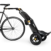 Burley Travoy | Compact Folding Cargo Bike Trailer with Upright Tow Design, Integrated Tie-Down Straps &amp; Quick Hitch