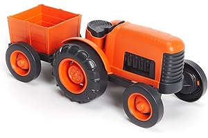 Green Toys Tractor - FC, Orange