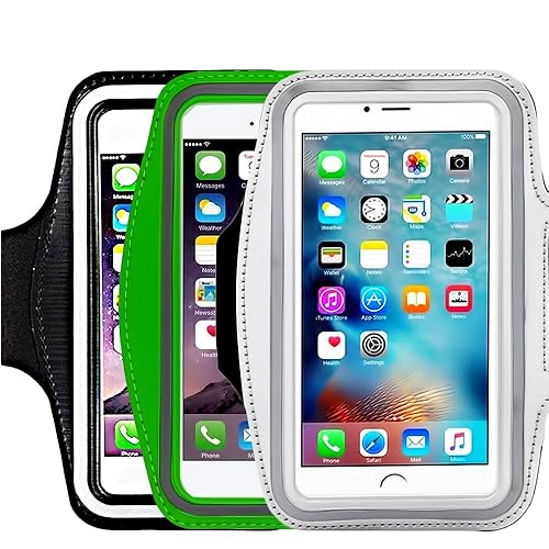 Pack] Running Armband,CaseHQ Sports Water Resistant with Key