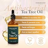 HERBORGANIC Anti-Bacterial Tea Tree Oil 100 ml Organic Antiseptic view 3