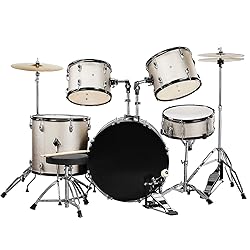 Ktaxon 22 Inch Adult Drum Set, 5-Piece Full-Size