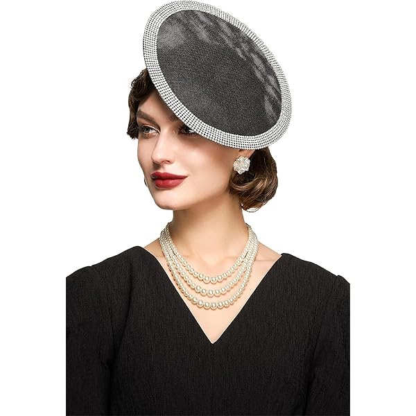 3238 Women\'s Vintage Wool Fascinator Hat With Veil Winter British Wedding ORIDOOR British Style Pillbox Hat Women Church Wedding  main image 4