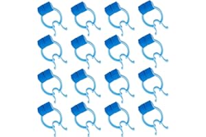 DIVINA VITAE 16 Pcs Nose Bleed Stopper Plastic Foam Nosebleed Plugs Swimming Nose Clip for Kids Adults in Emergency Accidents(Blue)