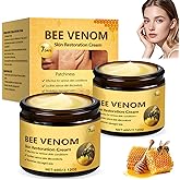 Bee Venom Skin Restoration Cream, Professional Bee Venom Cream, Reducing The Appearance Of Blemishes, Wrinkles And Fine Lines, Natural Moisturizer for All Skin Types (2Pcs)