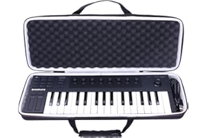 L LTGEM LTGEM EVA Hard Case for Native Instruments Komplete Kontrol M32 Controller Keyboard-Travel Protective Carrying Storage Bag