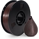 JAREES PLA Filament 1.75mm Brown 1KG, 3D Printer Filament Dimensional Accuracy +/- 0.02mm, 1kg Spool(2.2lbs) 3D Printing Filament Fits for Most FDM 3D Printers