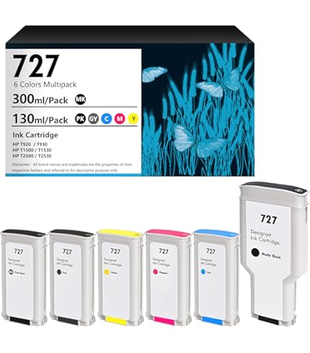 Amazon.com: Hp 727 Designjet Ink Cartridge, 300 ml - Photo Black