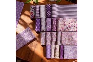 40-Pcs Jelly Rolls for Quilting, Precut Fabric Strips, Cotton Quilting Material, 6 Style Options for Sewing