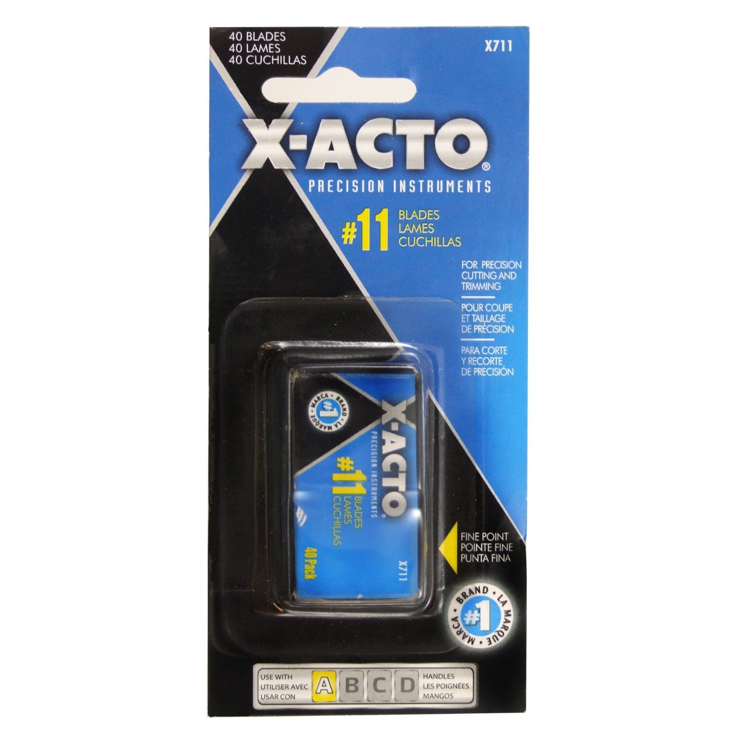 XACTO 11 Classic Fine Point Replacement Blades Pack of 40 (X7... Free Shipping eBay