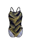 ARENA Girls' Swimsuit Halftone Team Print MaxLife