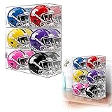 Acrylic Mini Helmet Display Case, Clear 1/2
