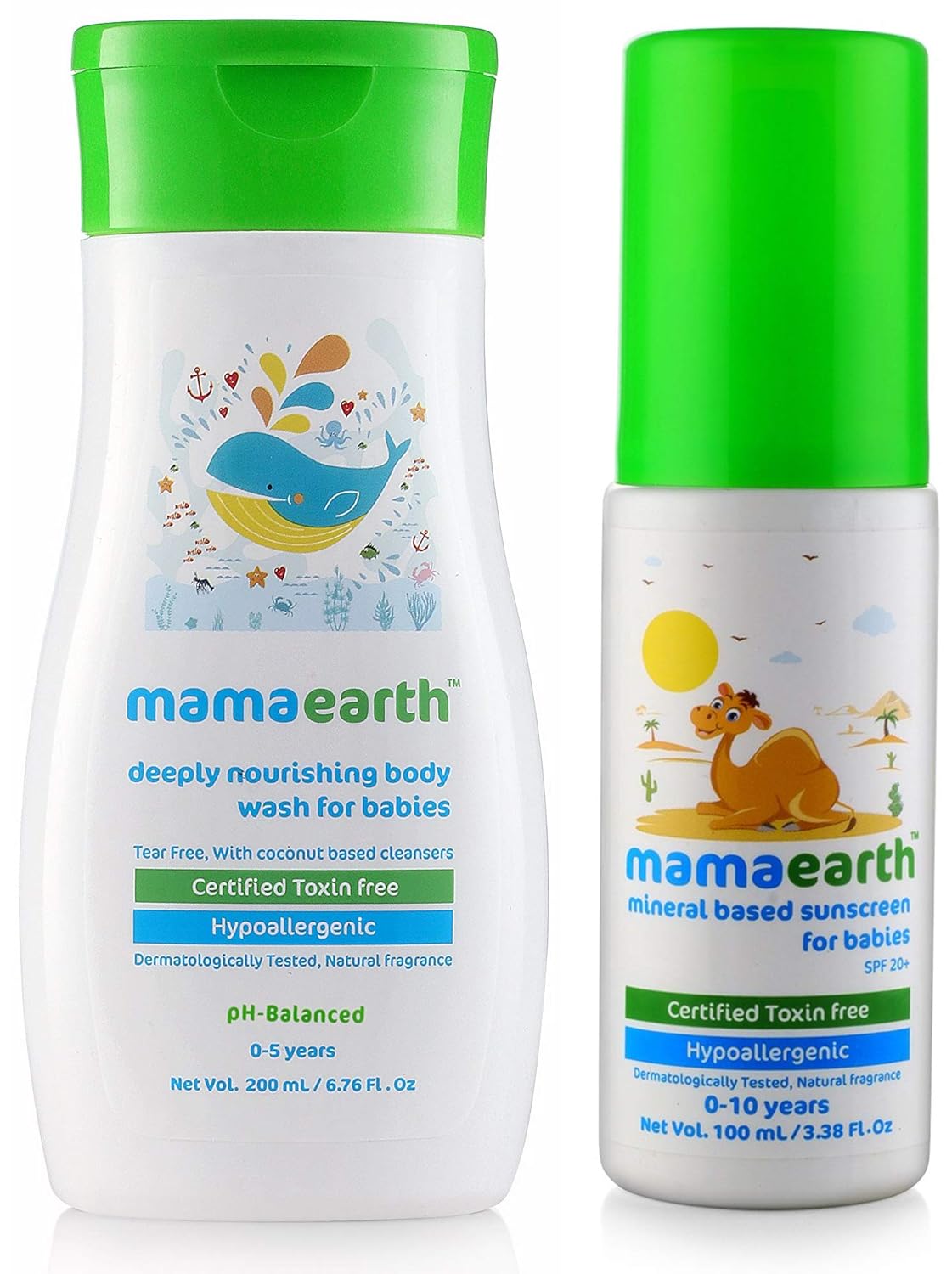 mamaearth deeply nourishing body wash for babies
