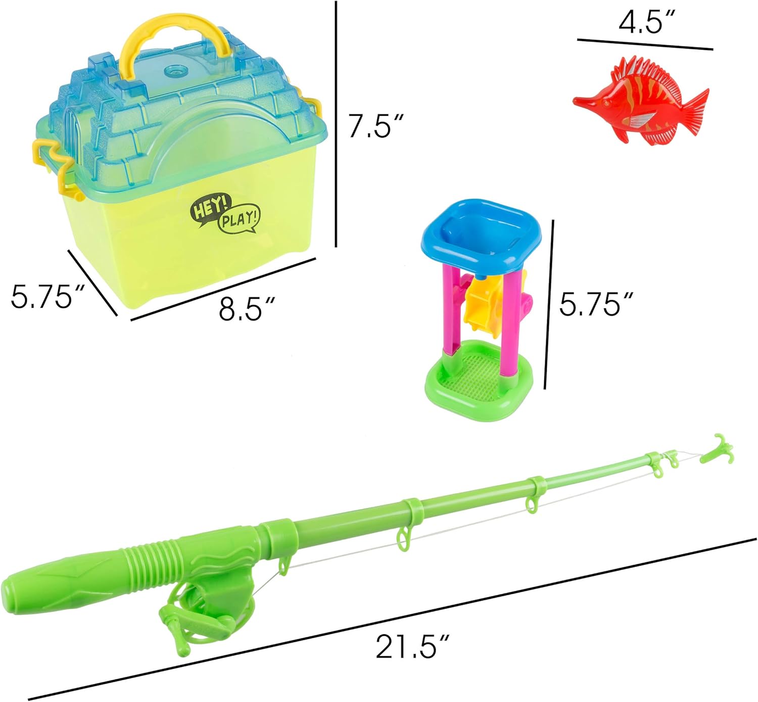 pretend and play fishing set