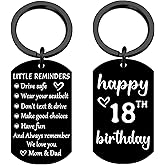 18th Birthday Gifts For Boys Girls Inspirational Gift For 18 Year Old Boy Son Guys 18 Year Old Boy Birthday Gifts Keychain Decorations Teen Boys Christmas Graduation Gift Ideas Stocking Stuffers