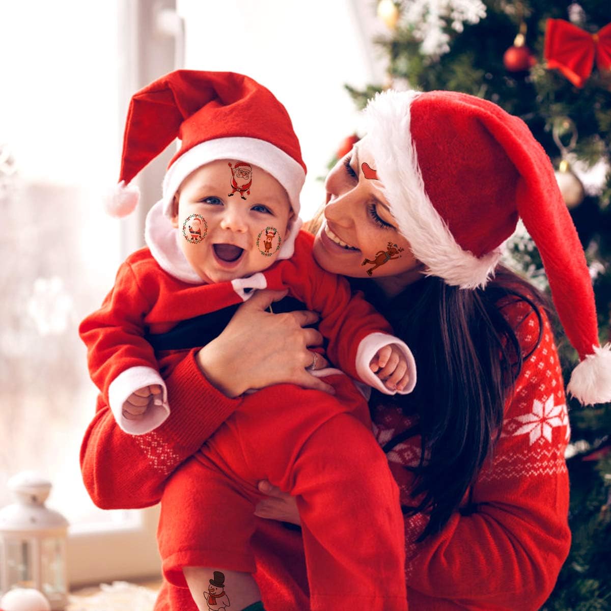 Babbo Natale Zoo 105.Phogary Tatuaggi Temporanei Natalizi Per Bambini 104 Pz Tatuaggi Finti Impermeabili Per Ragazzi E Ragazze Tatuaggi Per Feste Amazon It Bellezza