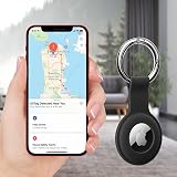 ColorCoral AirTag Holder Case Silicone Sleeve Black for AirTags 2026/2021 view 4