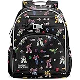Simple Modern Medium Transformer Toddler Backpack for School Girls and Boys | Kindergarten Elementary Kids Backpack | Fletcher Collection | Kids - 15" tall | Block Nation