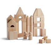 HABA Wooden Building Blocks 60 Piece Set, Ideal Toddler Blocks for &amp; Kids Stacking Toys for Ages 1 &amp; Up for Open-Ended Play, Made in Germany