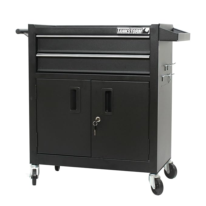 TANKSTORM Tool Chest Heavy Duty Cart Steel Rolling Tool Box