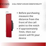 EVOGES Hinged Clear Call Point Cover 6 Pack compatible with Eaton Menvier view 3