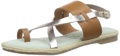 XYXYX Damen Sandale Knöchelriemchen