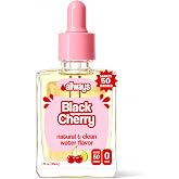 Allways Drops Black Cherry Water Enhancer | Sugar Free | 50 Servings | Natural Flavors &bull; Monk Fruit Sweetened &bull; Dye Free &bull; No Artificial Sweeteners &bull; Zero Calories &bull; Gluten Free &bull; Glass Bottle