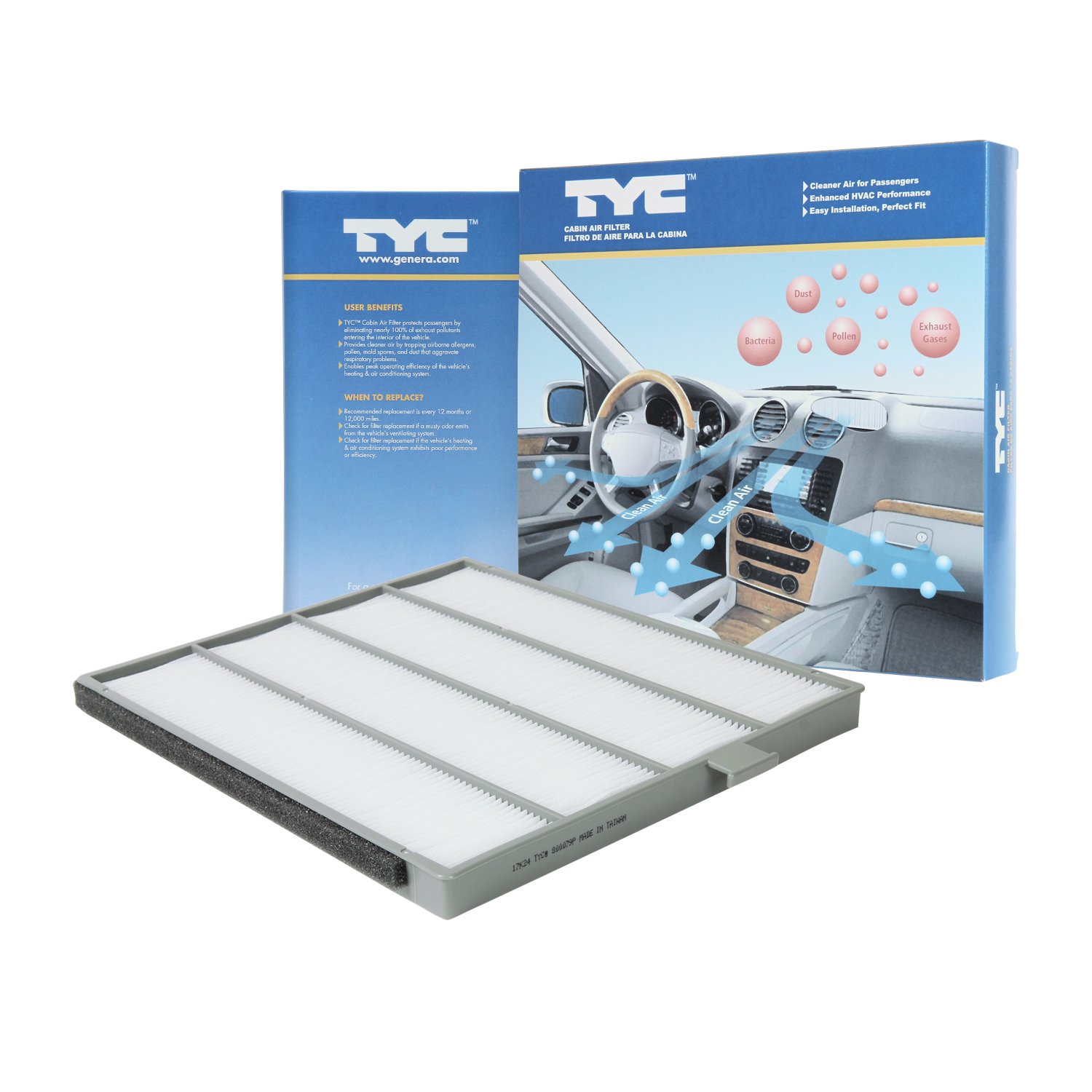 TYC 800079P Honda Replacement Cabin Air Filter Buy Online in United