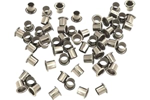 HolsterBuilder Kydex Rivets Eyelets, 8-8 1/4" Multicolored Grommet Eyelets for Tactical Holster Making, Knife Sheath Crafting, Fasteners for Custom DIY Kydex Projects (Set of 50)